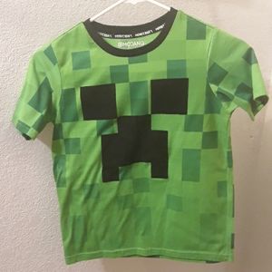 Boys Minecraft Shirt Size M/8